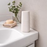 Porta Cepillo Cerrado para Baño Color Beige