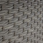 Mesa de Exterior Ajustable Drios de 90 x 90 x 70 cm Color Gris Oscuro