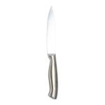 Set de Cuchillos Acero Inoxidable 7 Piezas con Base de Madera y Tijera