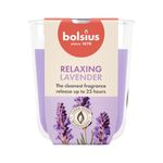 Vela Aromática en Vaso de Vidrio Relaxing Lavanda de 80 x 73 mm