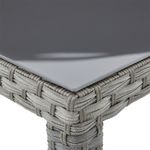 Mesa de Comedor de Exterior Drios de 172 x 89 x 75 cm para 6 Personas Gris Oscuro