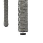 Mesa de Comedor de Exterior Drios de 172 x 89 x 75 cm para 6 Personas Gris Oscuro