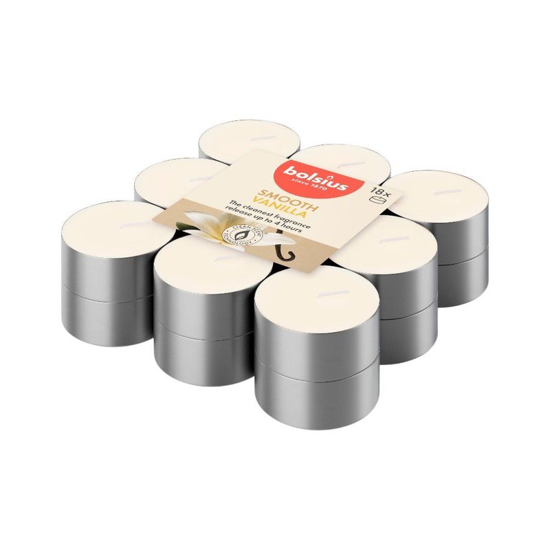 Set de 18 Velas Tealight Aromáticas Smooth Vainilla
