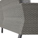 Sillón Esquinero de Exterior Drios Gris Oscuro de 74 x 110/186 x 80 cm
