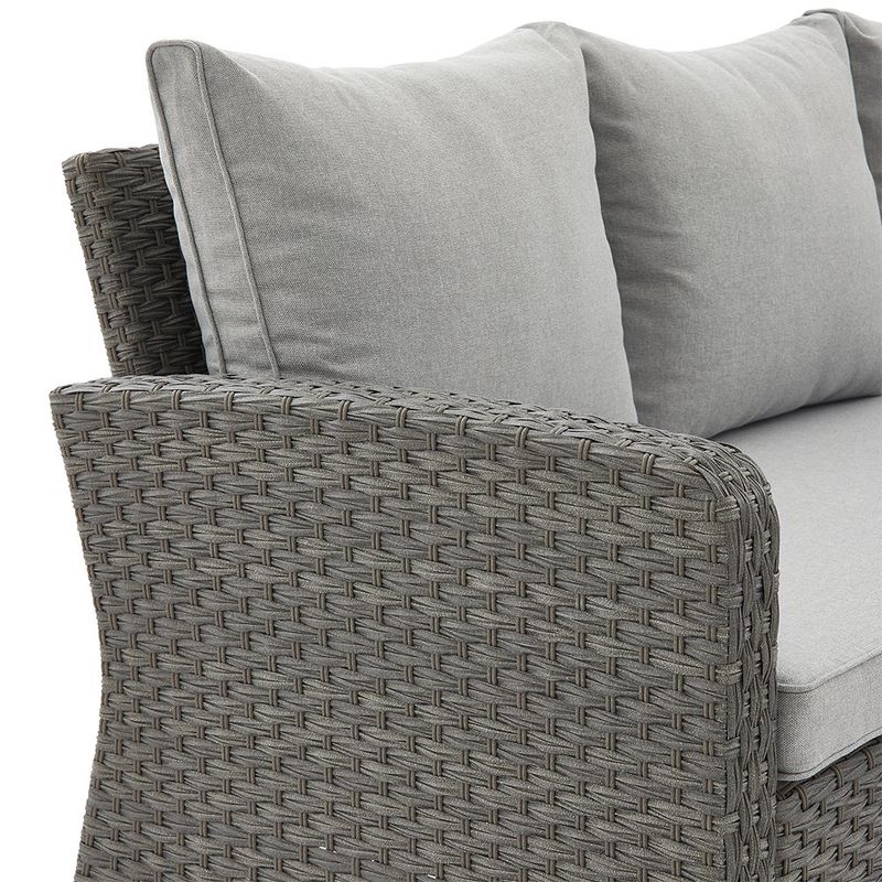 Sillón Esquinero de Exterior Drios Gris Oscuro de 74 x 110/186 x 80 cm