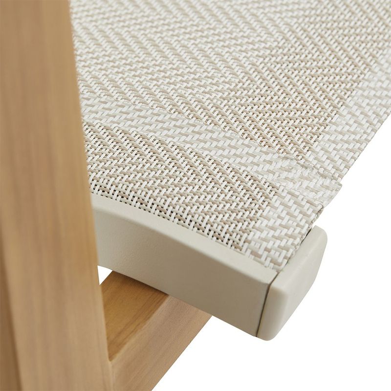 Silla de Comedor de Exterior Odyssea de Aluminio y Textileno de 56.5 x 58.5 x 91 cm