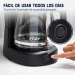 Cafetera de 12 Tazas con Filtro Reutilizable Color Negro