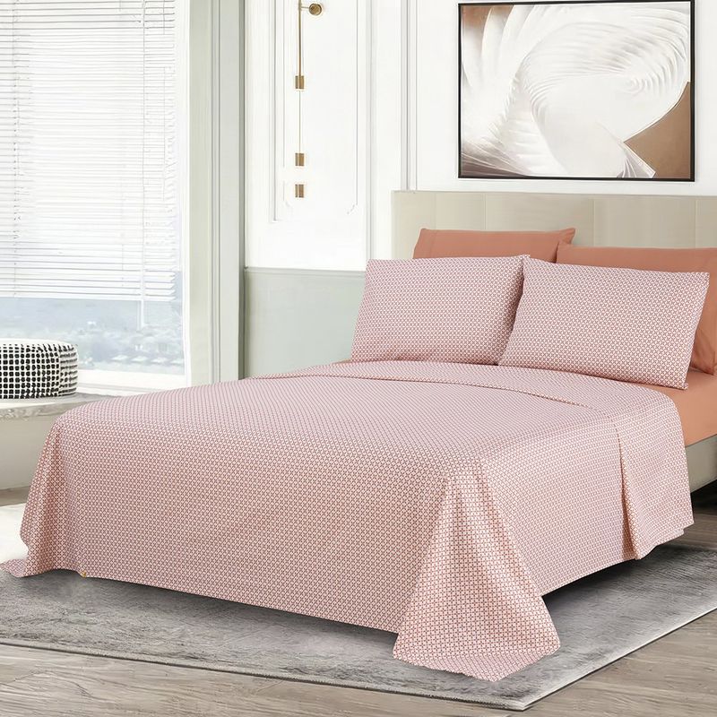 Set de Sábanas de 8 Piezas Tamaño Matrimonial Colores Surtidos