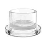 Portavelas de Cristal para Velas Tealight Transparente de 42 x 71 mm