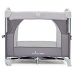 Cuna con Corral Austin Color Gris