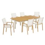 Mesa de Comedor de Exterior Extensible Odyssea de 188 a 244 x 100 x 76 cm para 8 a 10 Personas