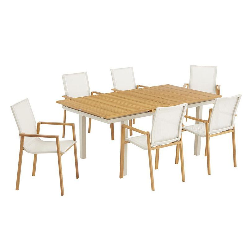 Mesa de Comedor de Exterior Extensible Odyssea de 188 a 244 x 100 x 76 cm para 8 a 10 Personas