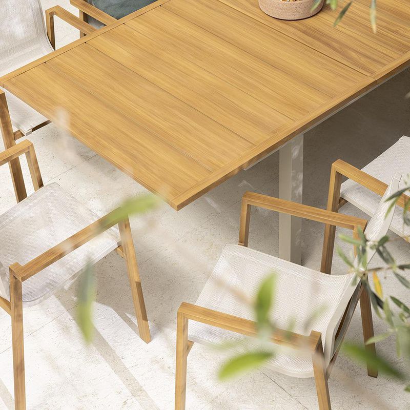 Mesa de Comedor de Exterior Extensible Odyssea de 188 a 244 x 100 x 76 cm para 8 a 10 Personas