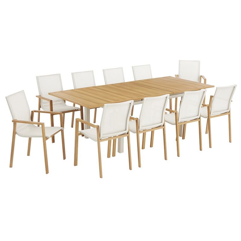 Mesa de Comedor de Exterior Extensible Odyssea de 188 a 244 x 100 x 76 cm para 8 a 10 Personas