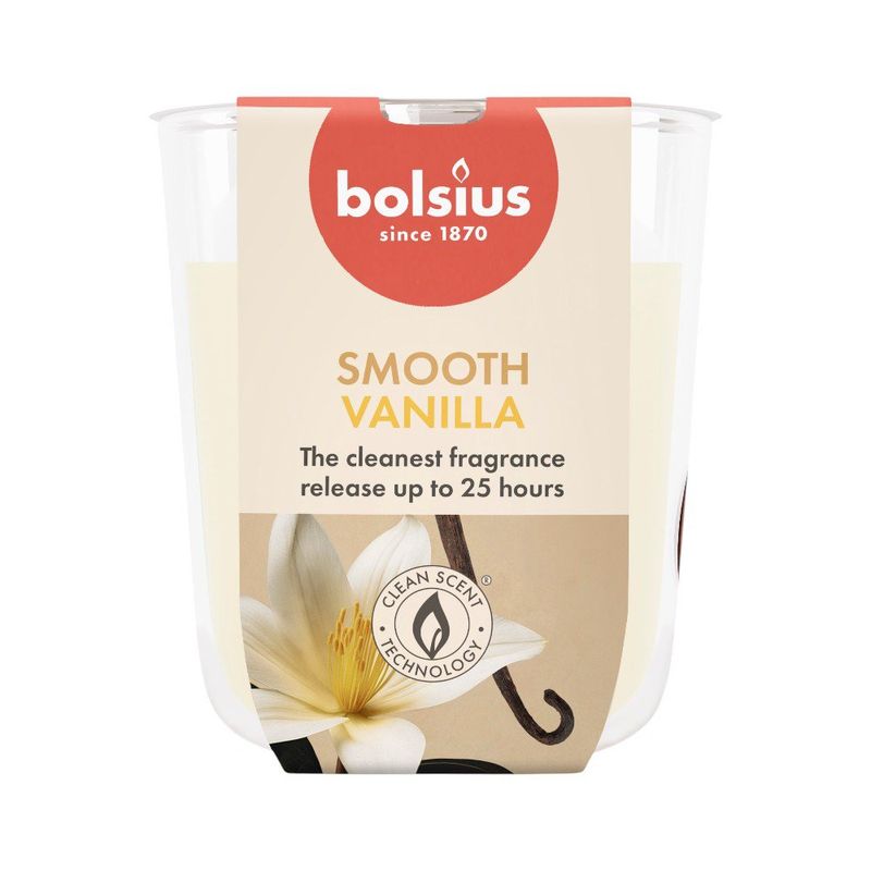 Vela Aromática en Vaso de Vidrio Smooth Vainilla de 80 x 73 mm