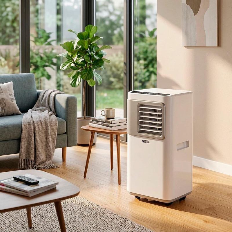 Aire Acondicionado Portátil Rosthal de 7000 BTU 120 V 850 W Color Blanco