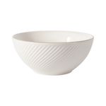 Vajilla de Porcelana de 12 Piezas Blanca con Borde Dorado