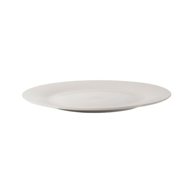 Vajilla de Porcelana de 18 Piezas Blanca con Cubiertos