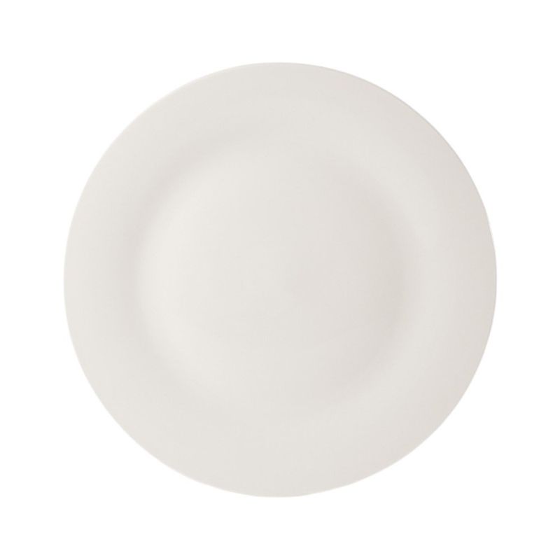 Vajilla de Porcelana de 18 Piezas Blanca con Cubiertos