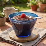 Tazón Acrílico de 10.1 oz para Postres y Botanas Color Azul