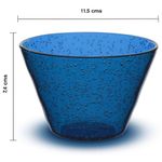 Tazón Acrílico de 10.1 oz para Postres y Botanas Color Azul