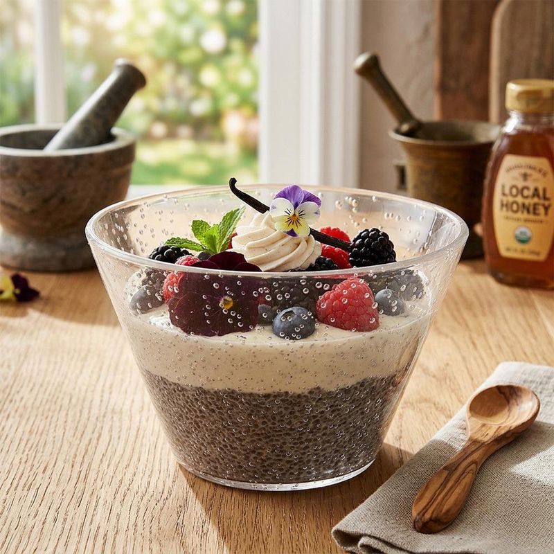 Tazón Acrílico de 10.1 oz para Postres y Botanas Color Transparente