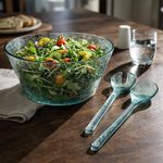 Set de Cubiertos para Ensalada de Acrílico Color Verde