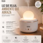 Difusor de Aroma con Luz Cálida Ambiental y Temporizador Color Blanco