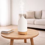 Difusor Aromático con Luz LED y Temporizador Color Blanco