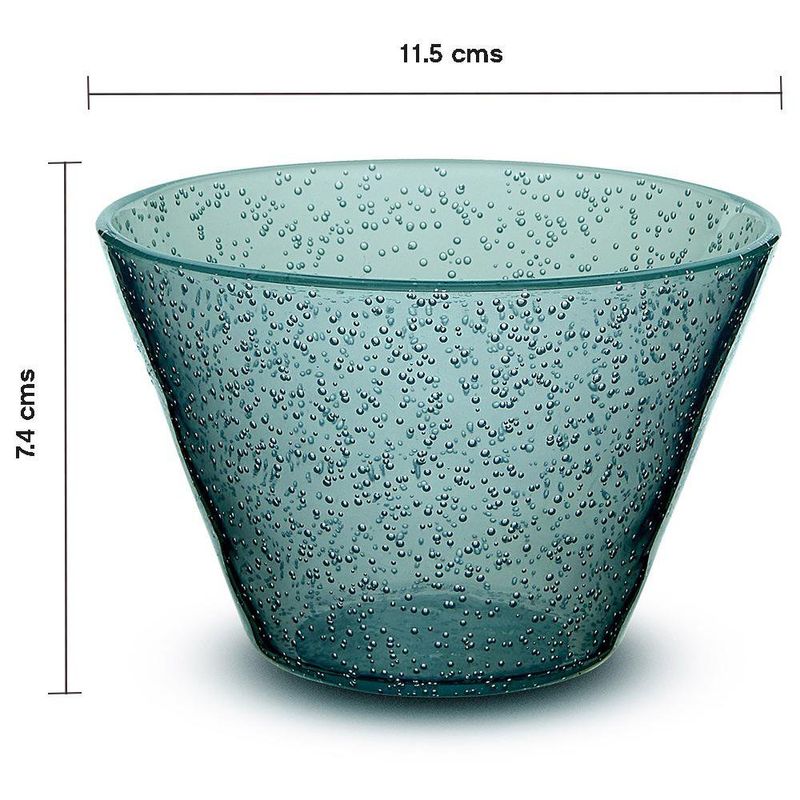 Tazón Acrílico de 10.1 oz para Postres y Botanas Color Verde