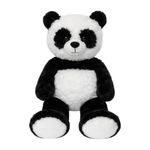 Peluche de Panda Grande Textura Afelpada Suave Color Blanco y Negro de 100 Cm
