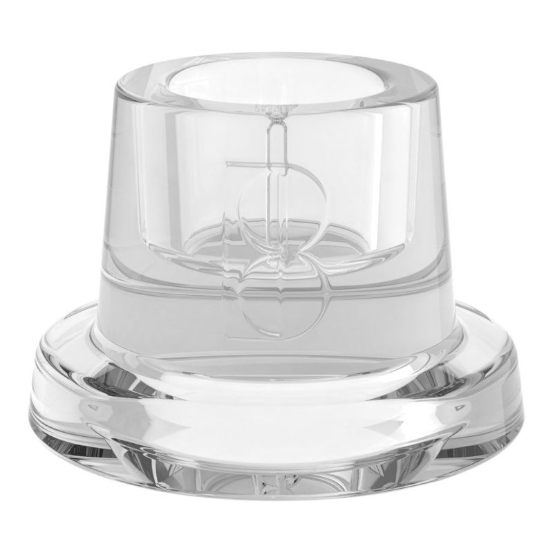 Portavela Cilíndrico de Cristal 40/58 mm para Velas de Mesa