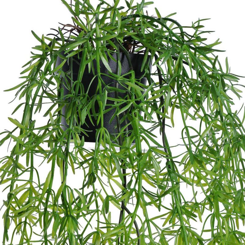 Planta Artificial Romero Colgante con Maceta de 60 cm Color Verde para Interior