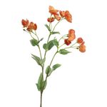 Ramo Artificial Heléboro Color Naranja de 15 cm para Floreros y Arreglos