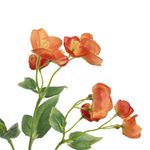 Ramo Artificial Heléboro Color Naranja de 15 cm para Floreros y Arreglos