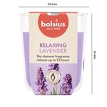 Vela Aromática en Vaso de Vidrio Relaxing Lavanda de 80 x 73 mm
