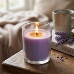 Vela Aromática en Vaso de Vidrio Relaxing Lavanda de 80 x 73 mm