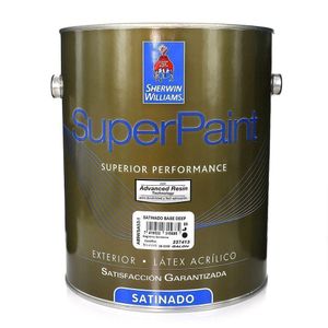 Superpaint Látex Satinado Base Deep 1 Gal - Sherwin Williams