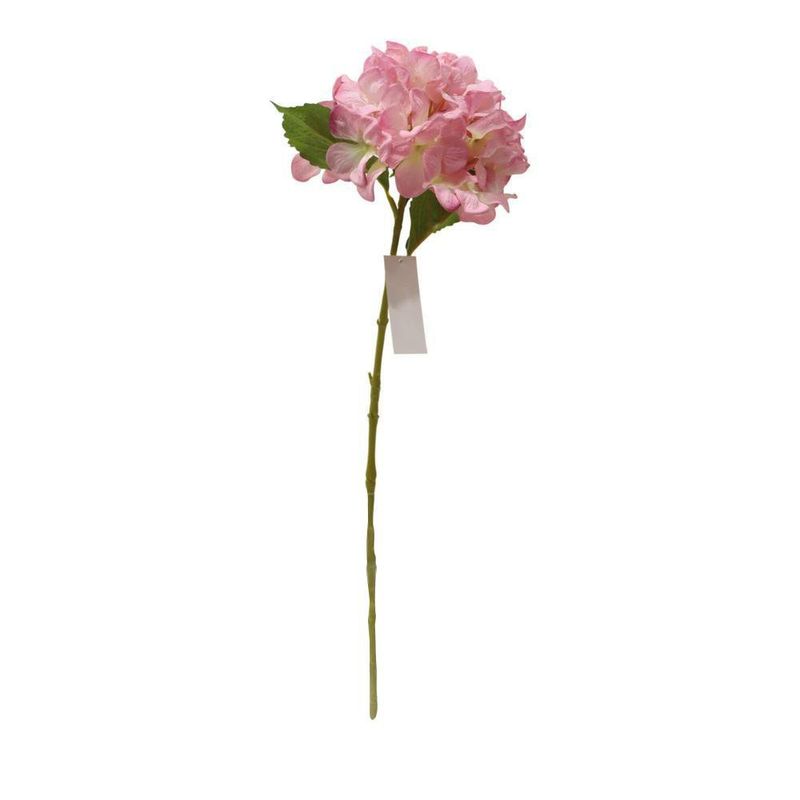 Flor Artificial Hortensia Color Rosa de 64 Cm para Floreros y Arreglos