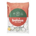 Bolsa de 75 Velas Tealight 4 h para Decoración Color Blanco