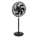 Ventilador de Pedestal Negro 6 Aspas Turbo Power 20 Plg