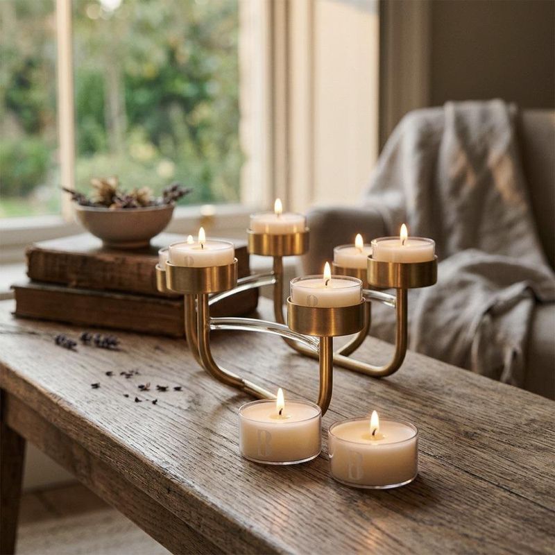 Set de 8 Velas Maxilight Aromáticas Smooth Vainilla