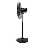 Ventilador de Pedestal Negro 6 Aspas Turbo Power 20 Plg