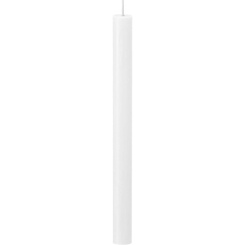 Vela Rústica de Mesa Tipo Cilíndrica 270/23 Color Blanco Nube