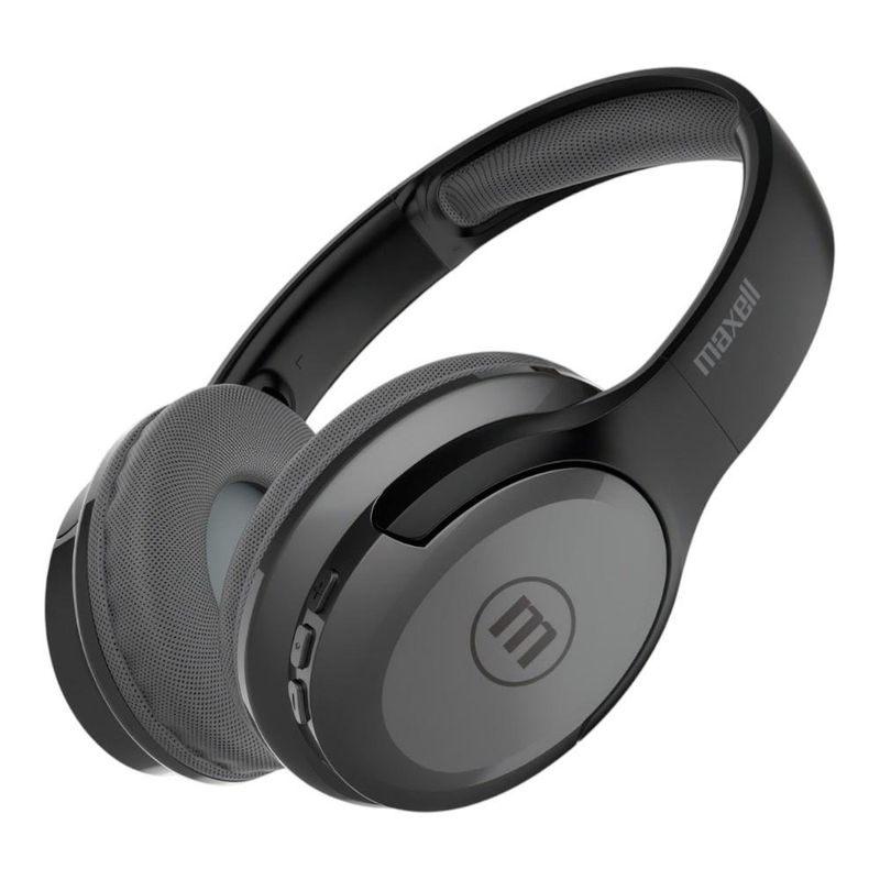 Audífonos de Diadema Inalámbricos Bluetooth MaxPods Últra Livianos Color Negro