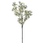 Ramo Artificial Flor Silvestre Color Blanco de 18 cm para Floreros y Arreglos