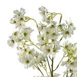 Ramo Artificial Flor Silvestre Color Blanco de 18 cm para Floreros y Arreglos