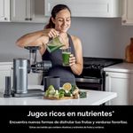 Exprimidor de Prensado en Frío Ninja NeverClog con Control de Pulpa Color Carbón