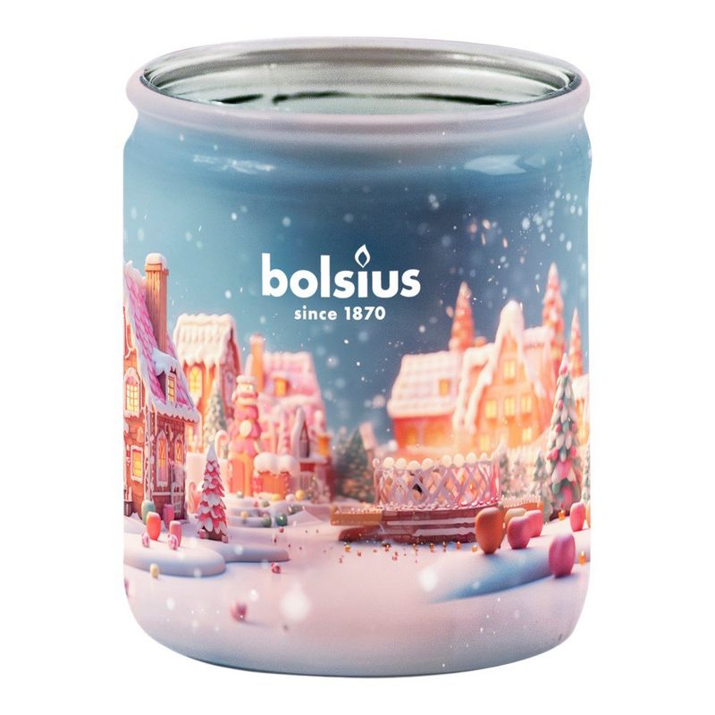 Vela Aromática en Vaso de Vidrio Diseño Navideño Aromas Surtido