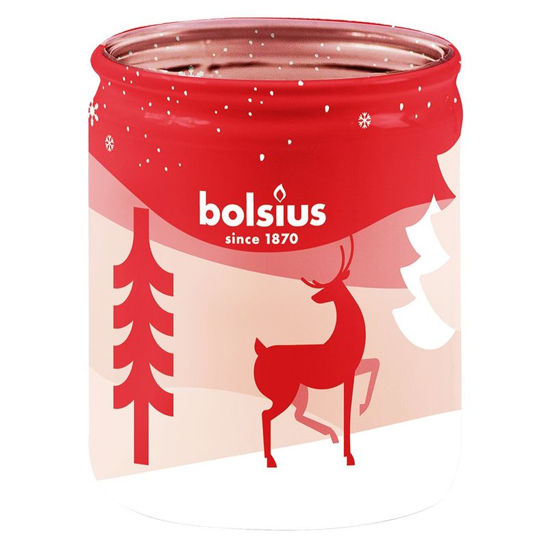 Vela Aromática en Vaso de Vidrio Diseño Navideño Aromas Surtido